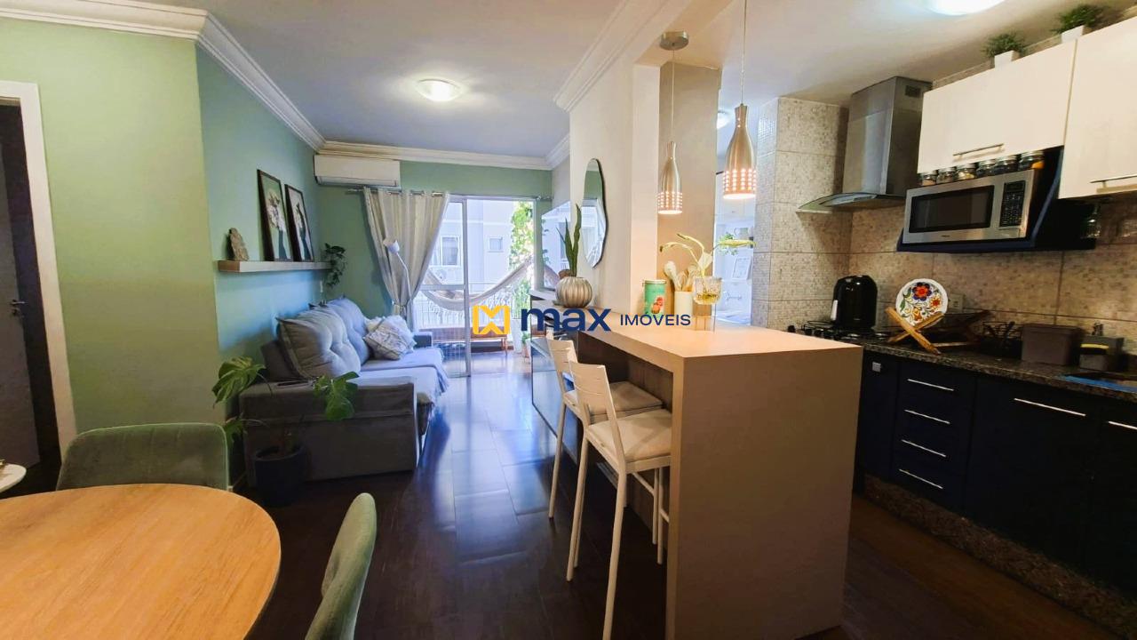 Apartamento para aluguel no Ressacada: Sala de estar/jantar e cozinha