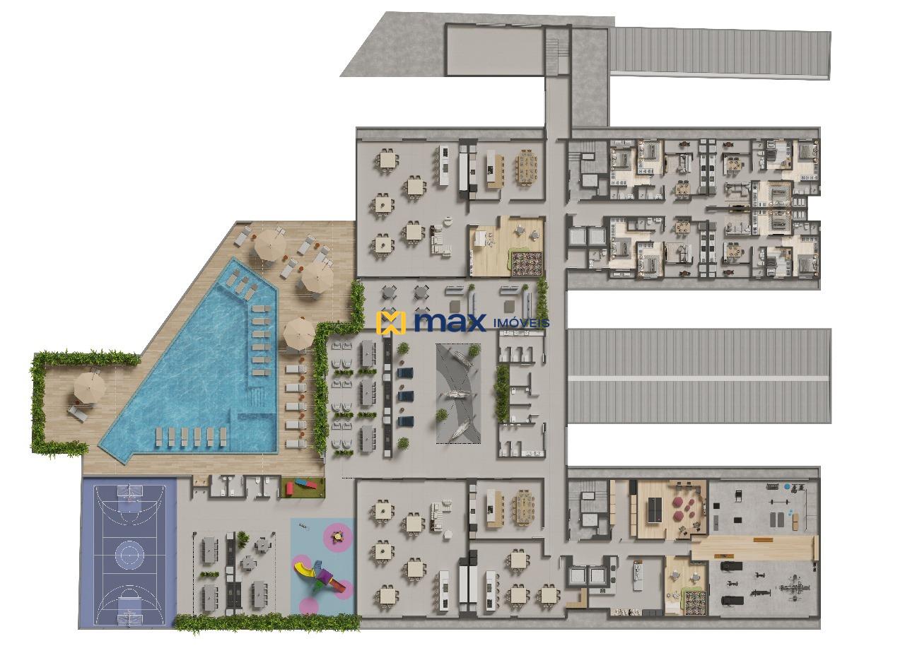 Apartamento à venda no Cordeiros: Planta humanizada