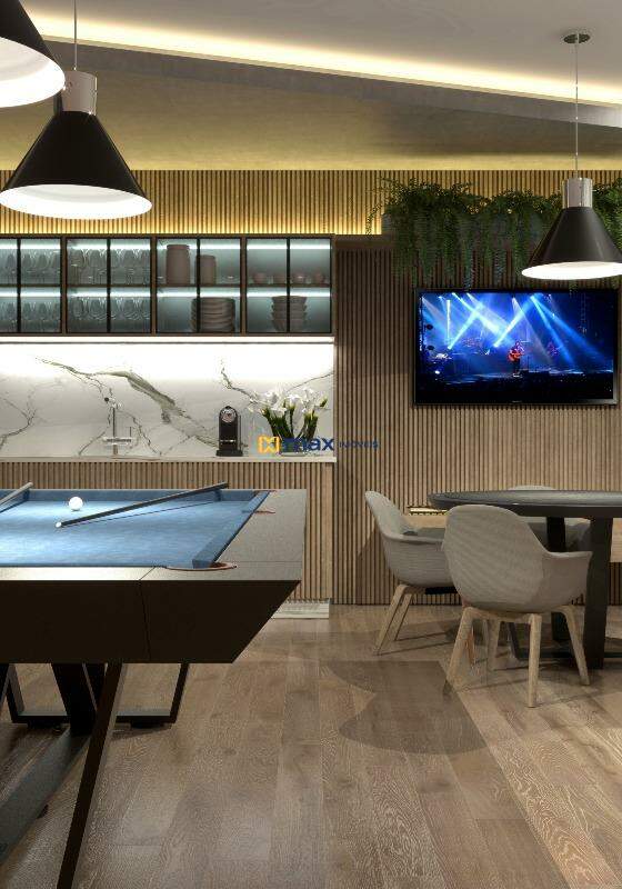 Apartamento à venda no Cabeçudas: Sala de jogos