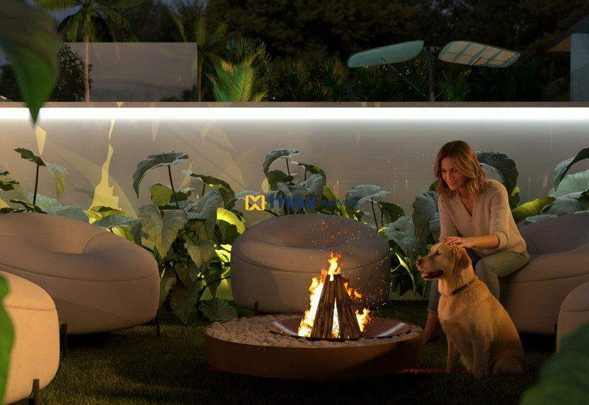 Apartamento à venda no Cabeçudas: Fire place