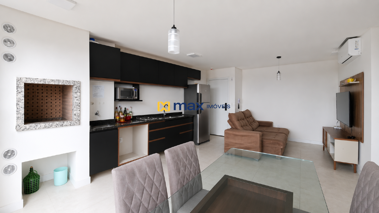 Apartamento para aluguel no São João: sala de estar/jantar e cozinha