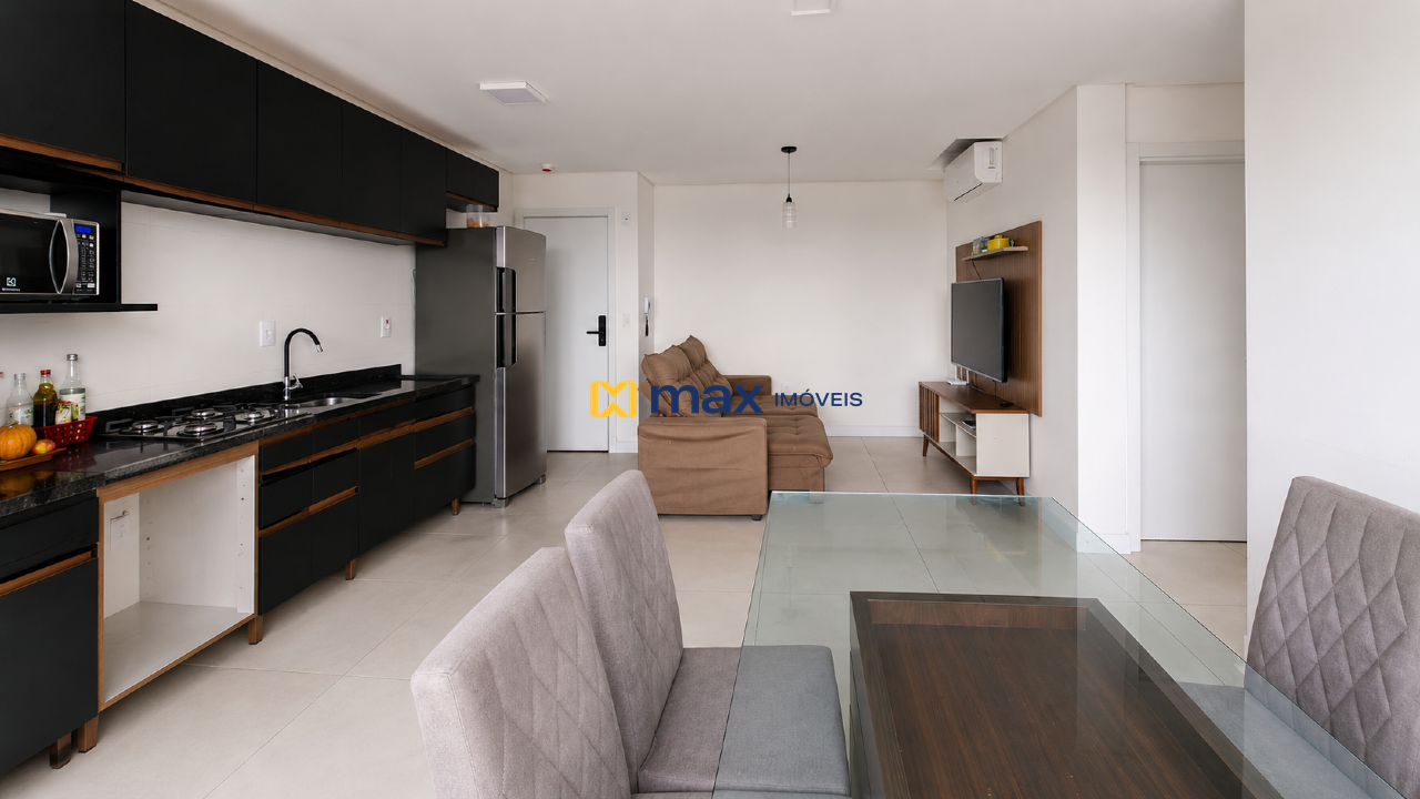 Apartamento para aluguel no São João: sala de estar/jantar e cozinha