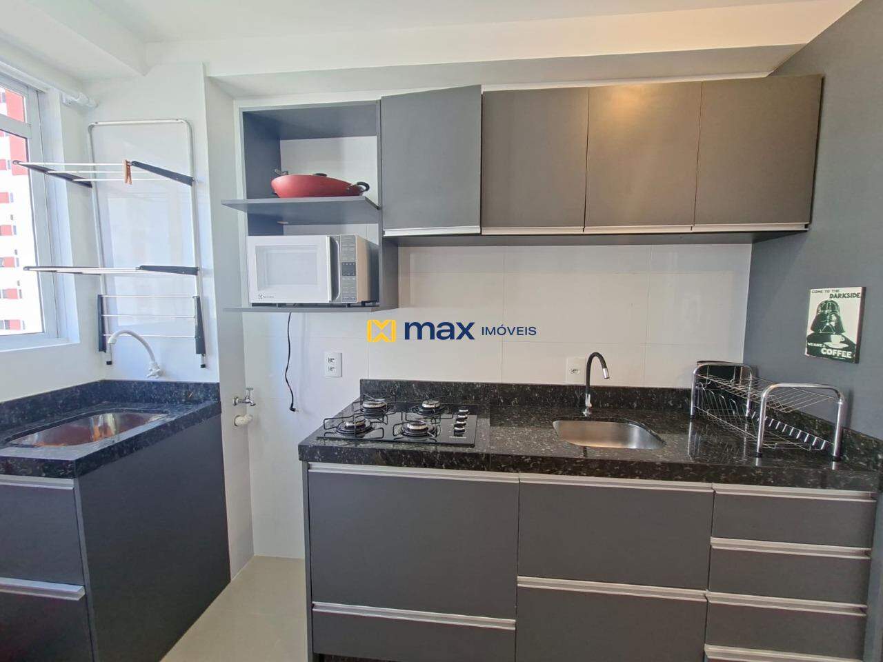 Apartamento para aluguel no Ressacada: cozinha e área de serviço
