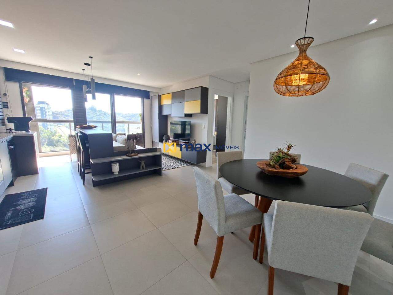 Apartamento para aluguel no Praia Brava: Sala de estar/jantar e cozinha