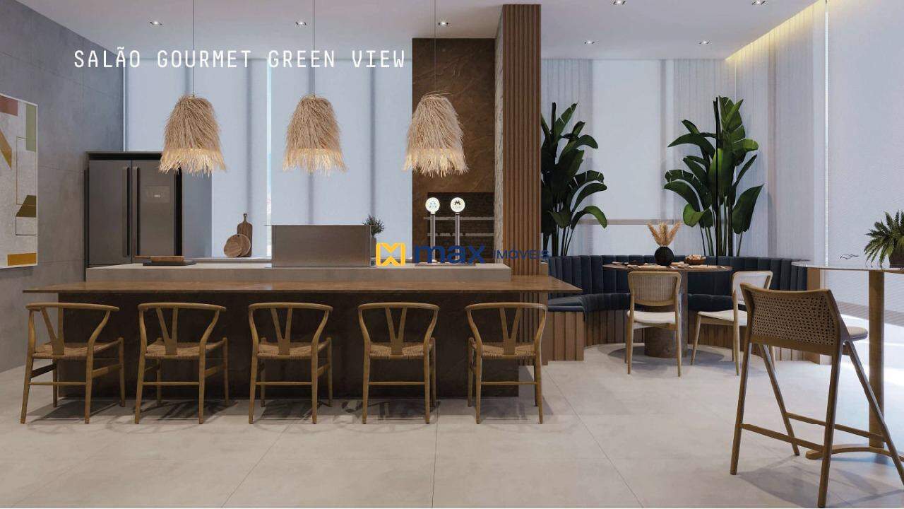 Apartamento à venda no Praia Brava de Itajaí: Salão gourmet green view