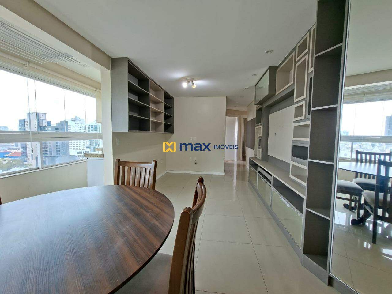 Apartamento para aluguel no Centro: Sala de estar/jantar