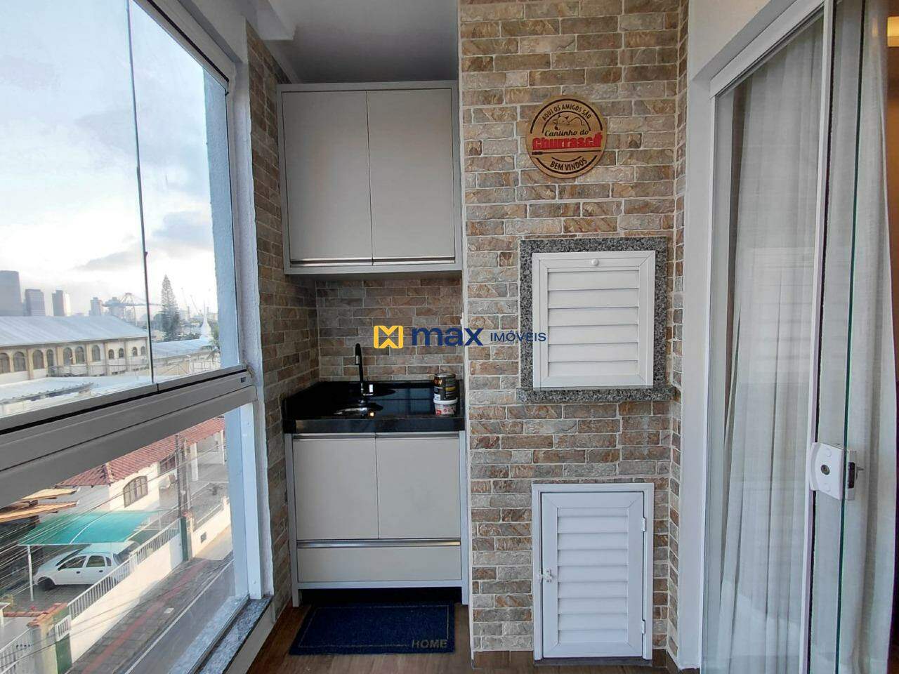 Apartamento para aluguel no Centro: Varanda