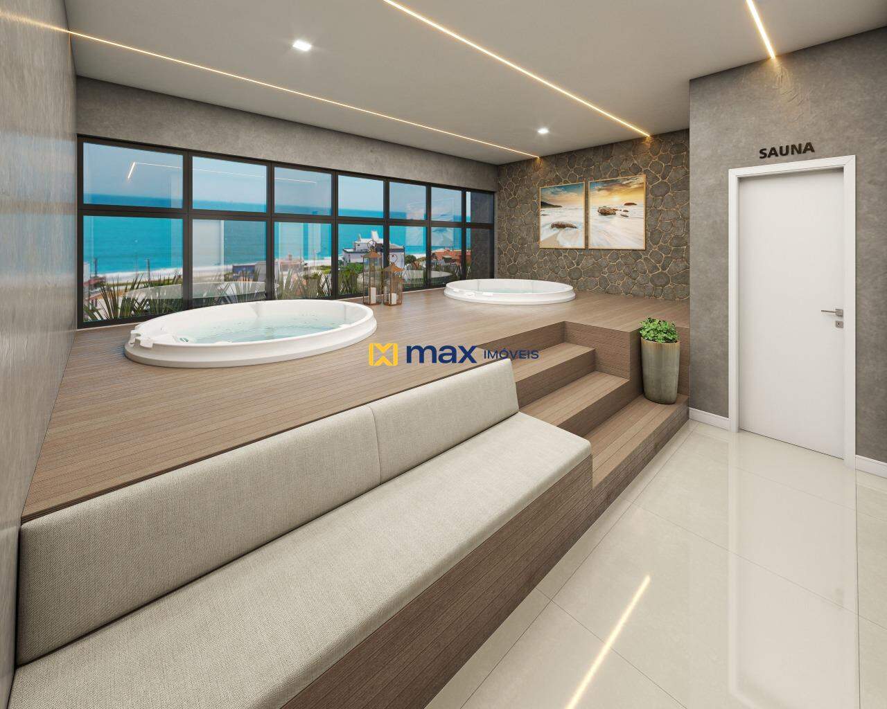 Apartamento à venda no Meia Praia: Sauna