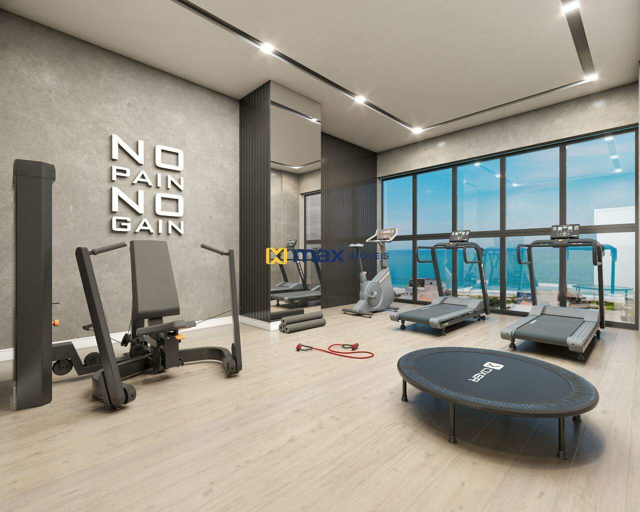 Apartamento à venda no Meia Praia: Academia