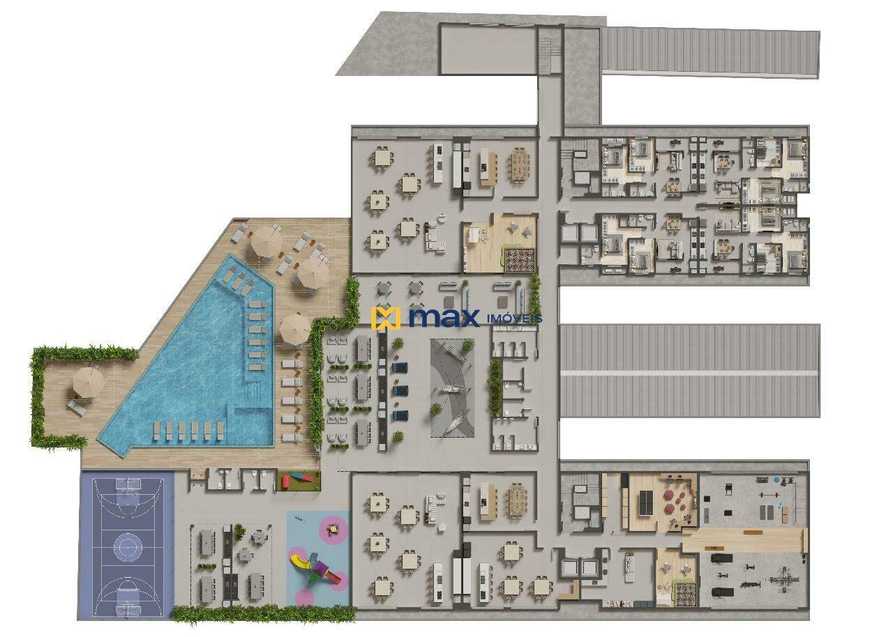 Apartamento à venda no Cordeiros: Planta humanizada