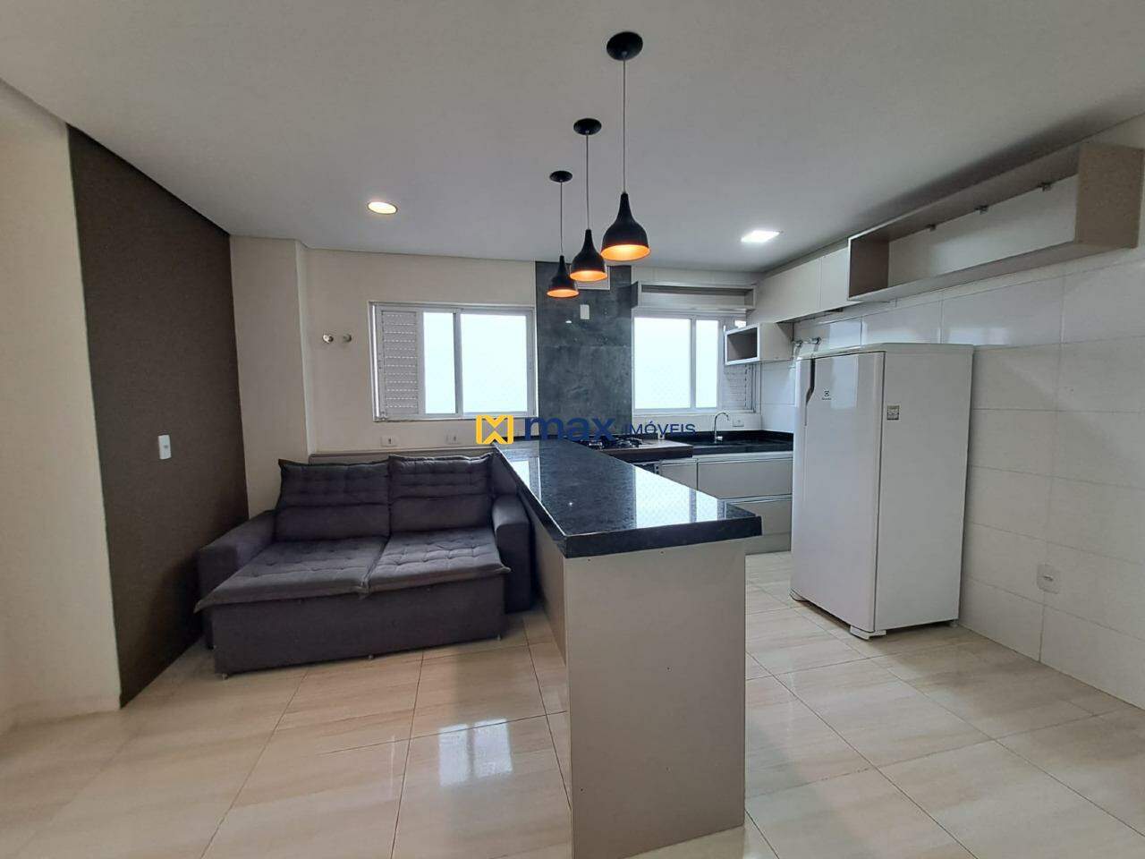 Apartamento para aluguel no Centro: Living integrado