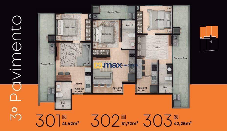 Apartamento à venda no Centro: 