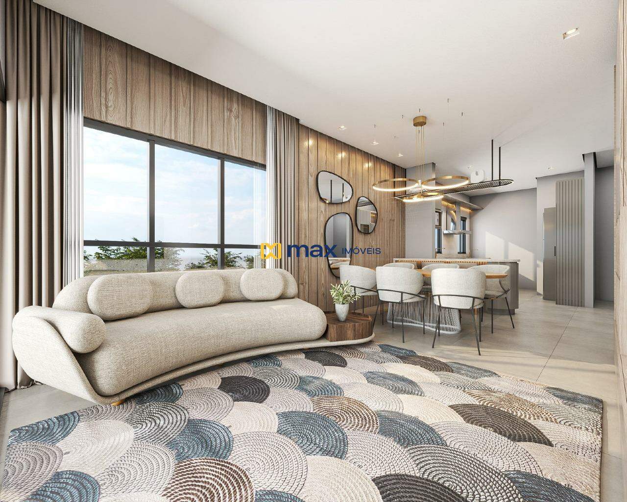 Apartamento à venda no Gravatá: Sala de estar e TV
