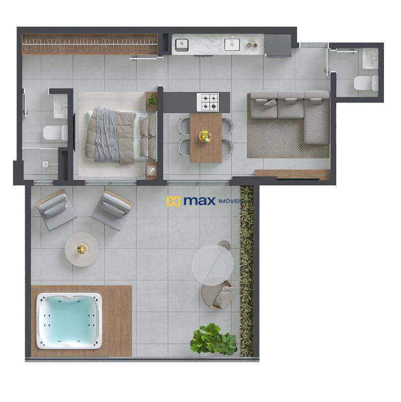 Apartamento à venda no Vila Operária: Apartamento diferenciado 401