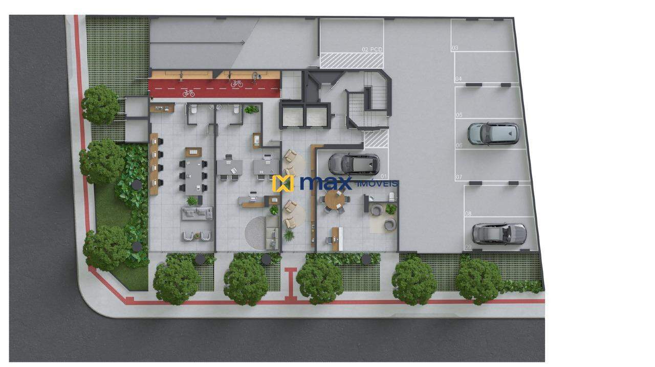 Apartamento à venda no Vila Operária: Térreo