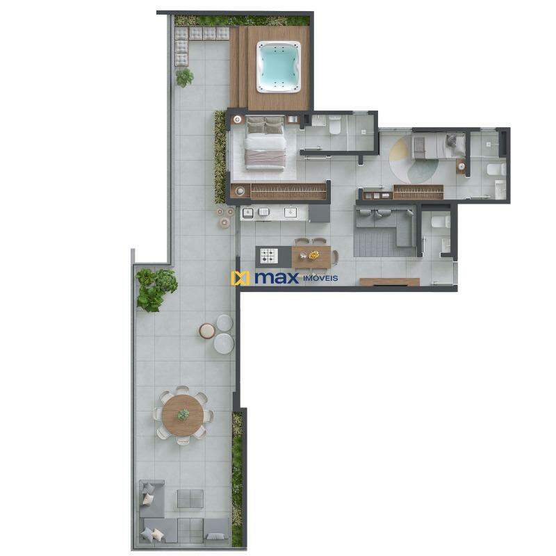 Apartamento à venda no Vila Operária: Apartamento diferenciado 402