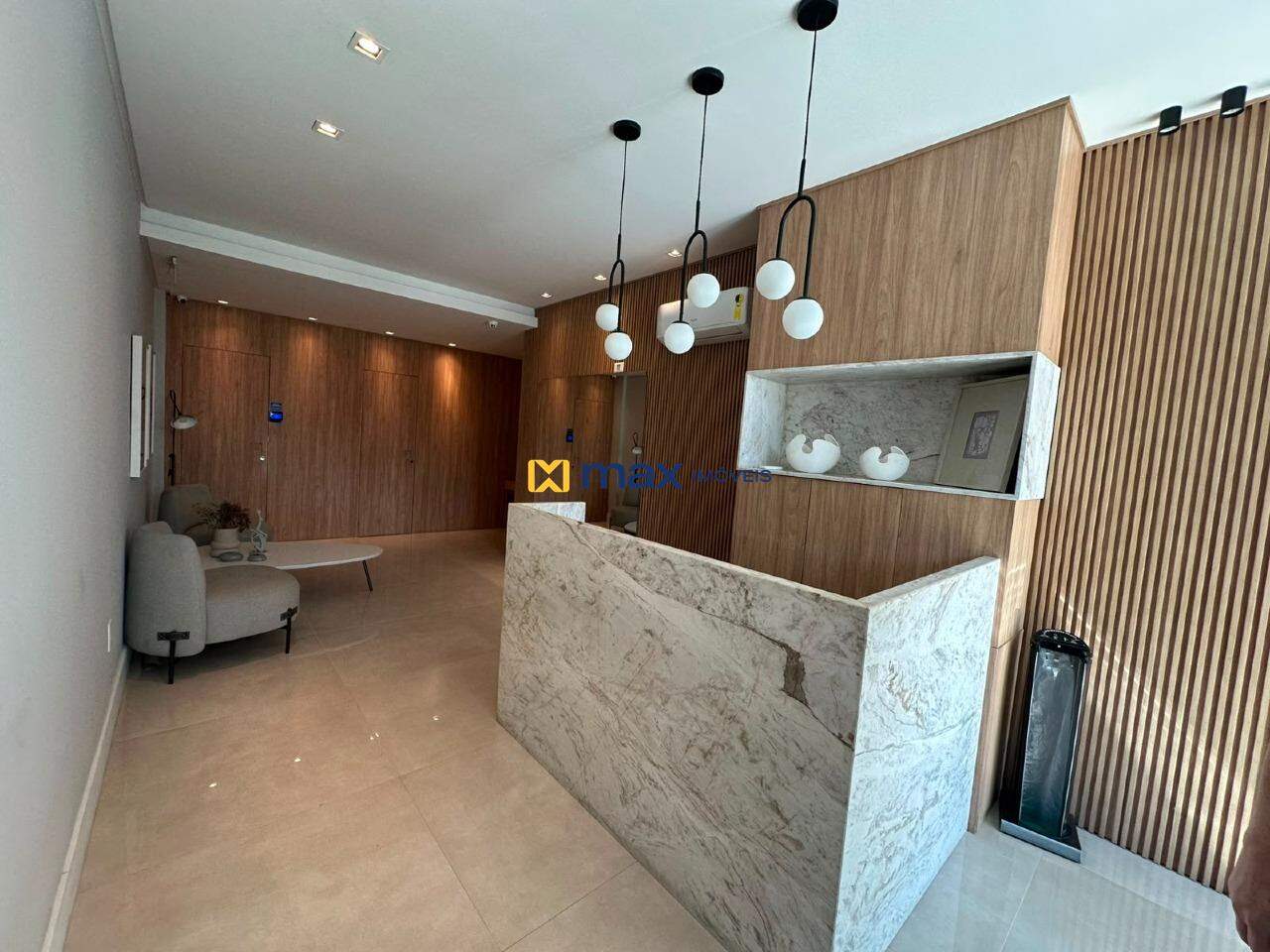 Apartamento para aluguel no Fazenda: Recepçao