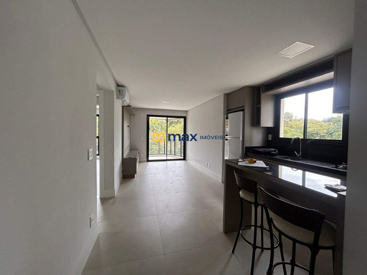 Apartamento para aluguel no Praia Brava de Itajaí: Sala de estar e jantar