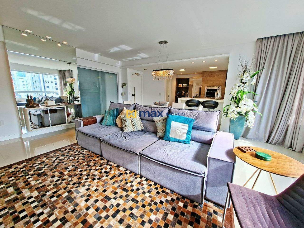 Apartamento para aluguel no Centro: sala