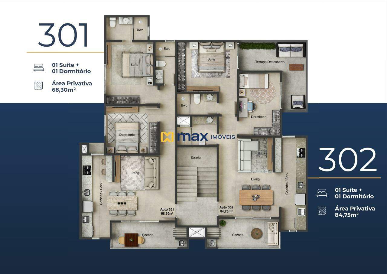 Apartamento à venda no Centro: