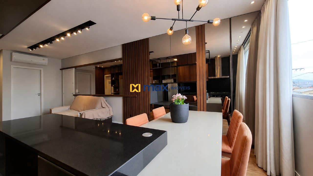 Apartamento à venda no São Vicente: Living integrado