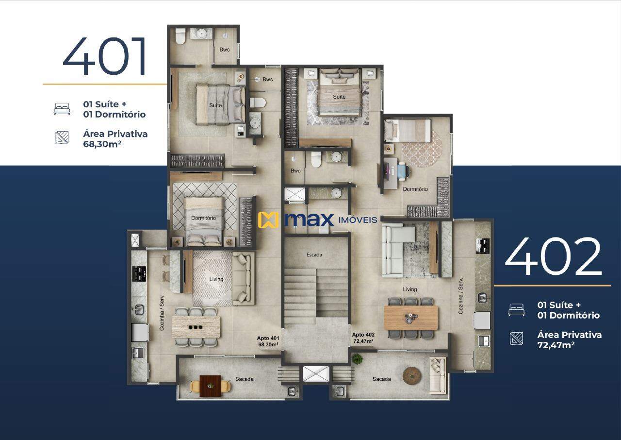 Apartamento à venda no Centro: