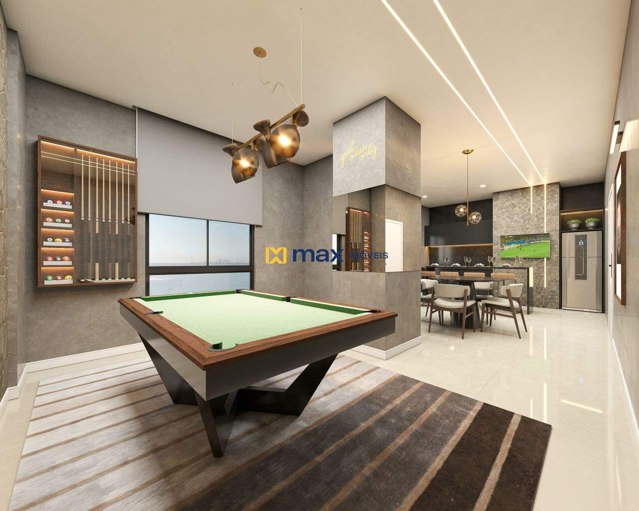 Apartamento à venda no Gravatá: Sala de jogos e espaço e gourmet