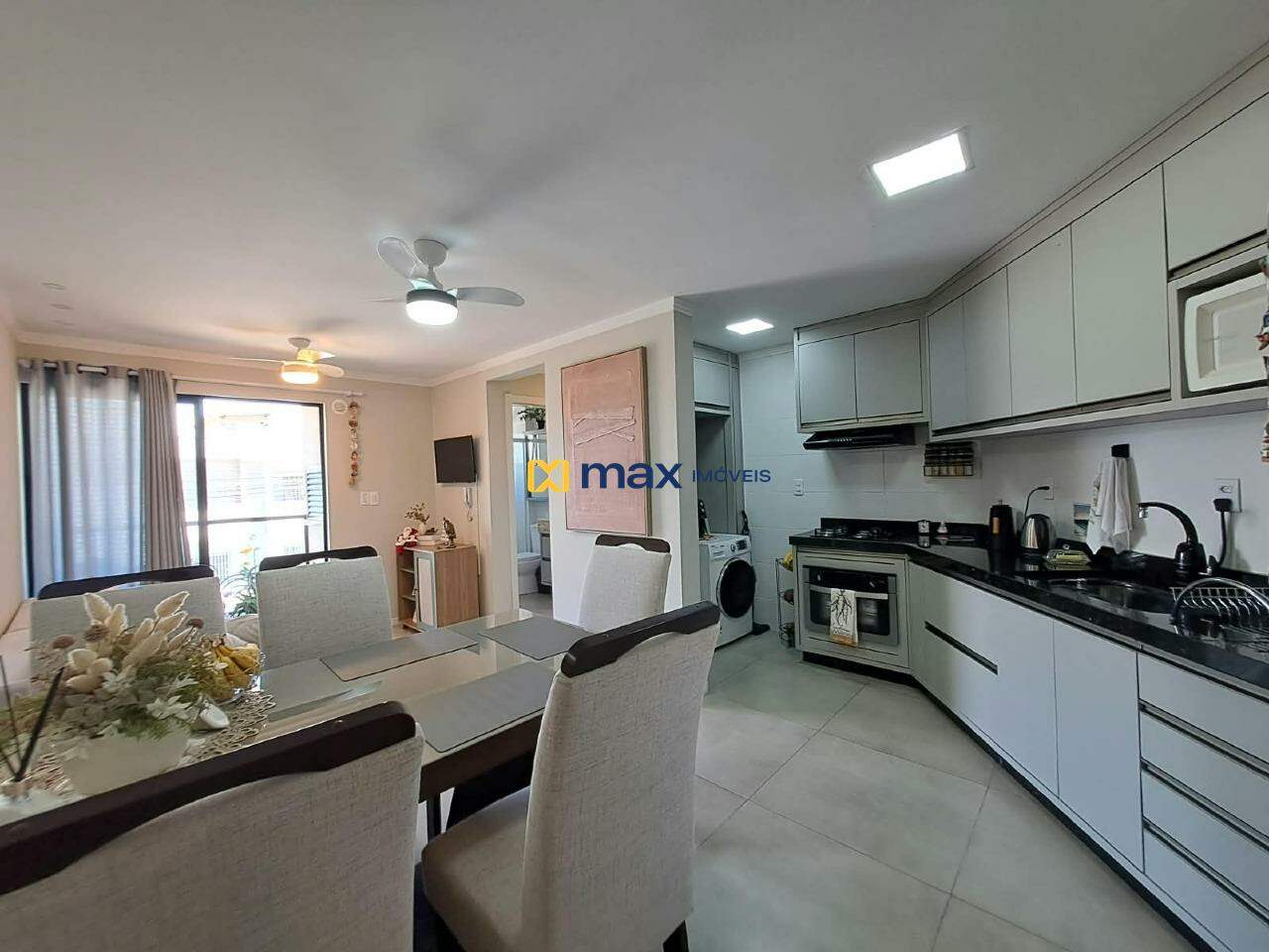 Apartamento à venda no Centro: Cozinha integrada