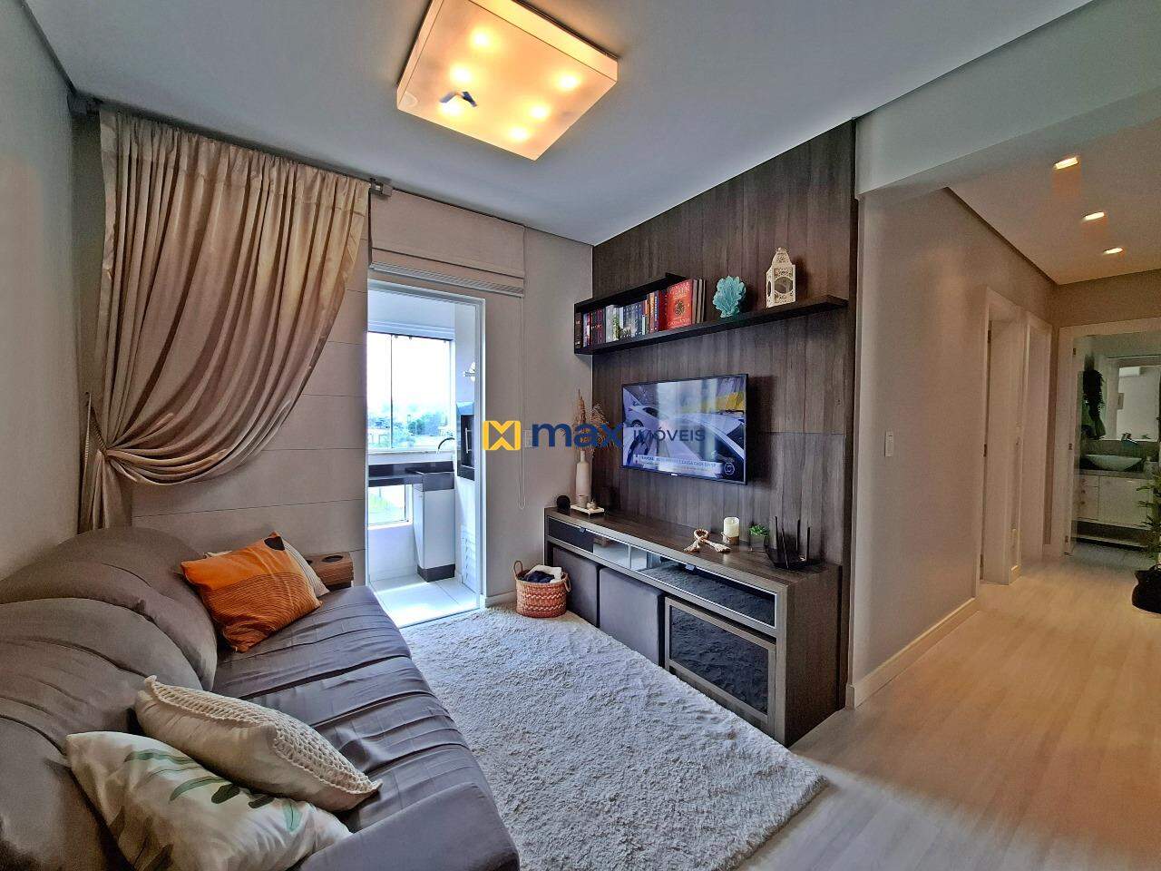 Apartamento à venda no Tabuleiro: sala de estar e jantar