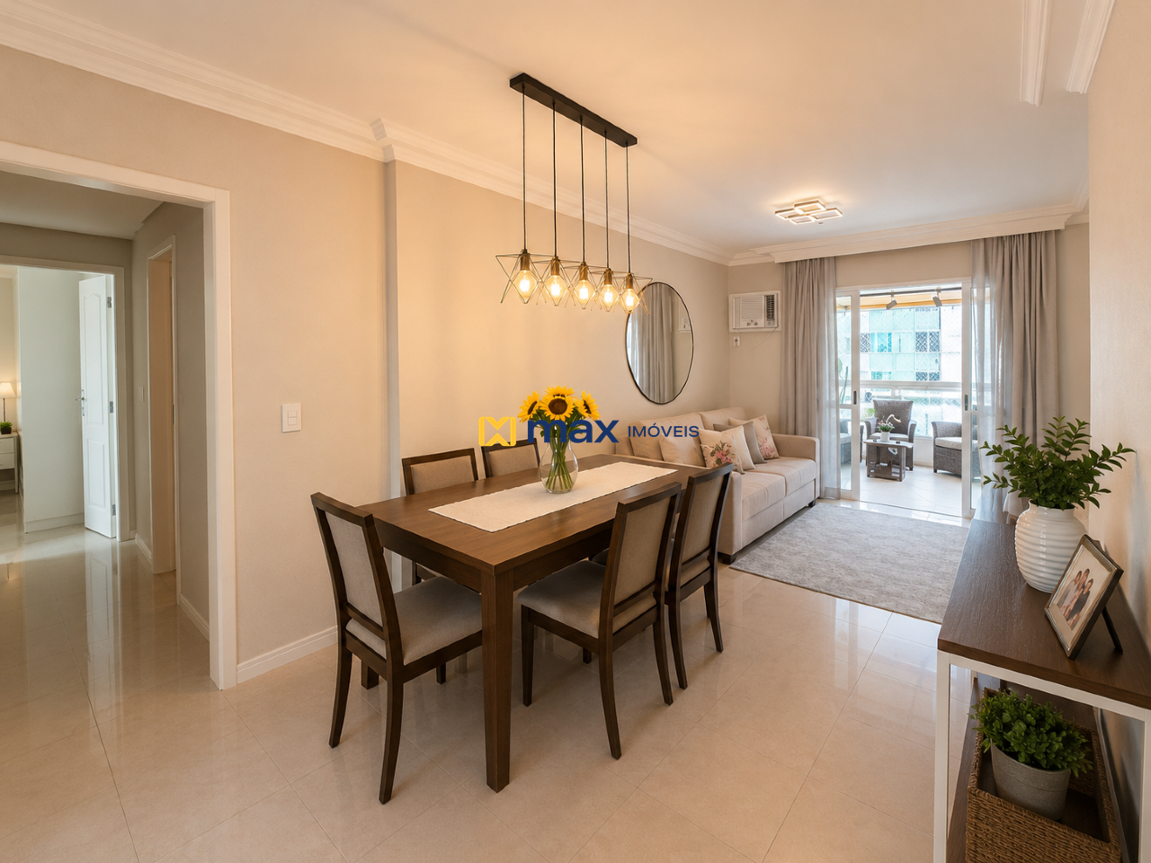 Apartamento para aluguel no Centro: Sala
