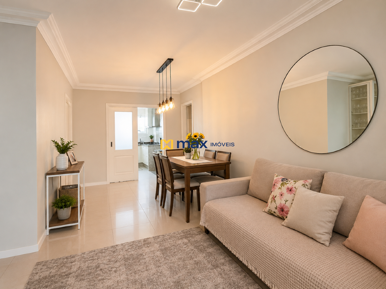 Apartamento para aluguel no Centro: Sala