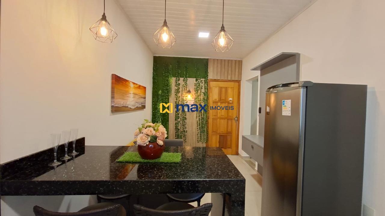 Apartamento para aluguel no Fazenda: Sala de estar/jantar e cozinha