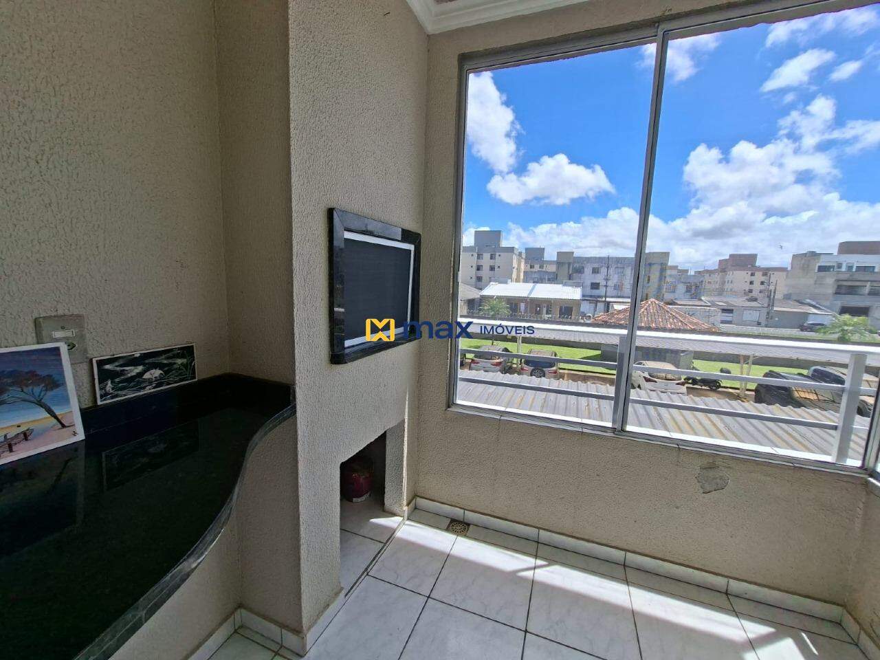 Apartamento para aluguel no Murta: Sacada com churrasqueira