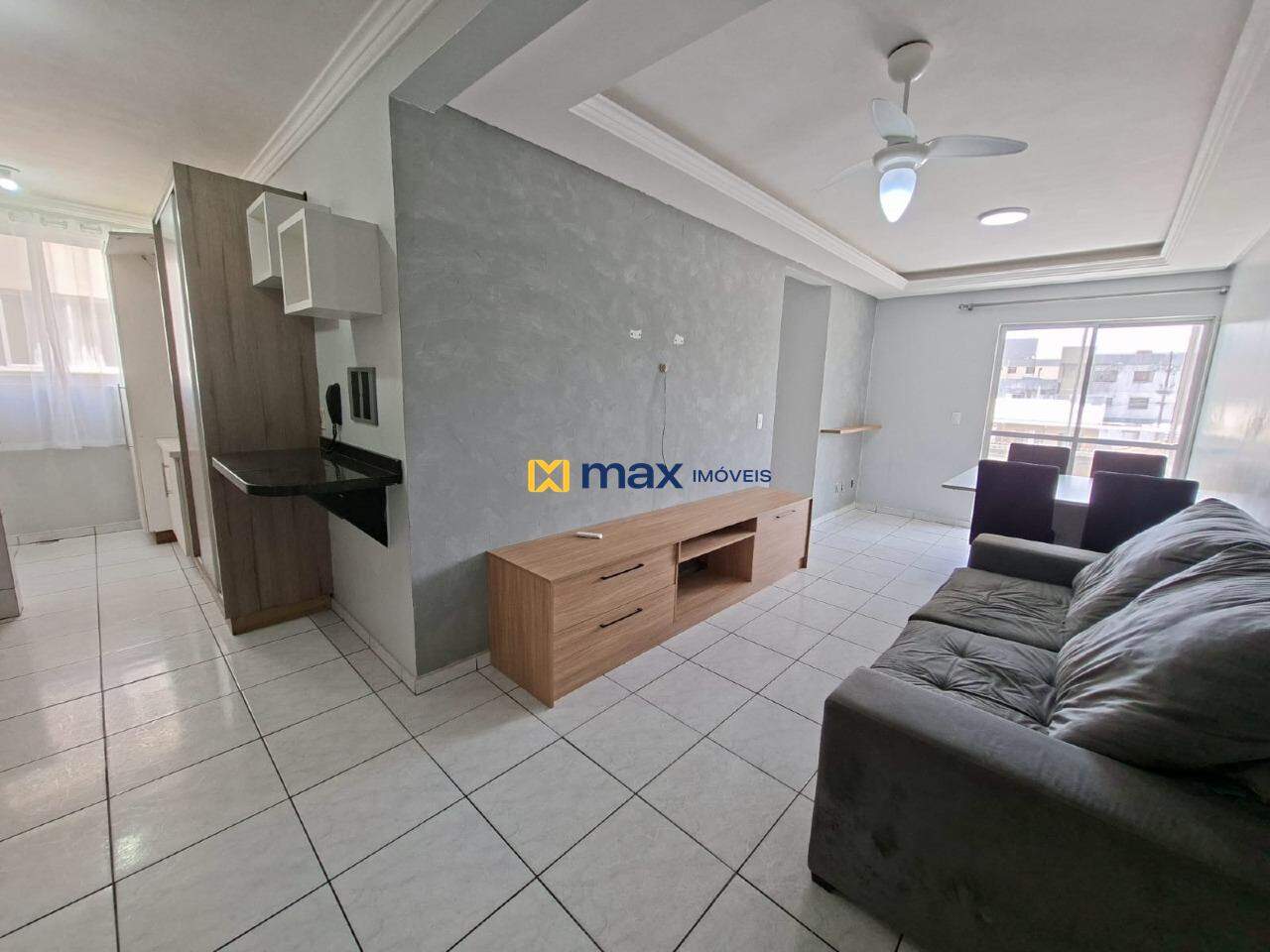 Apartamento para aluguel no Murta: Sala de estar/jantar e cozinha