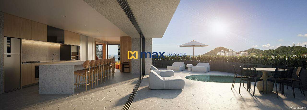 Apartamento à venda no Praia Brava: Salão gourmet com piscina