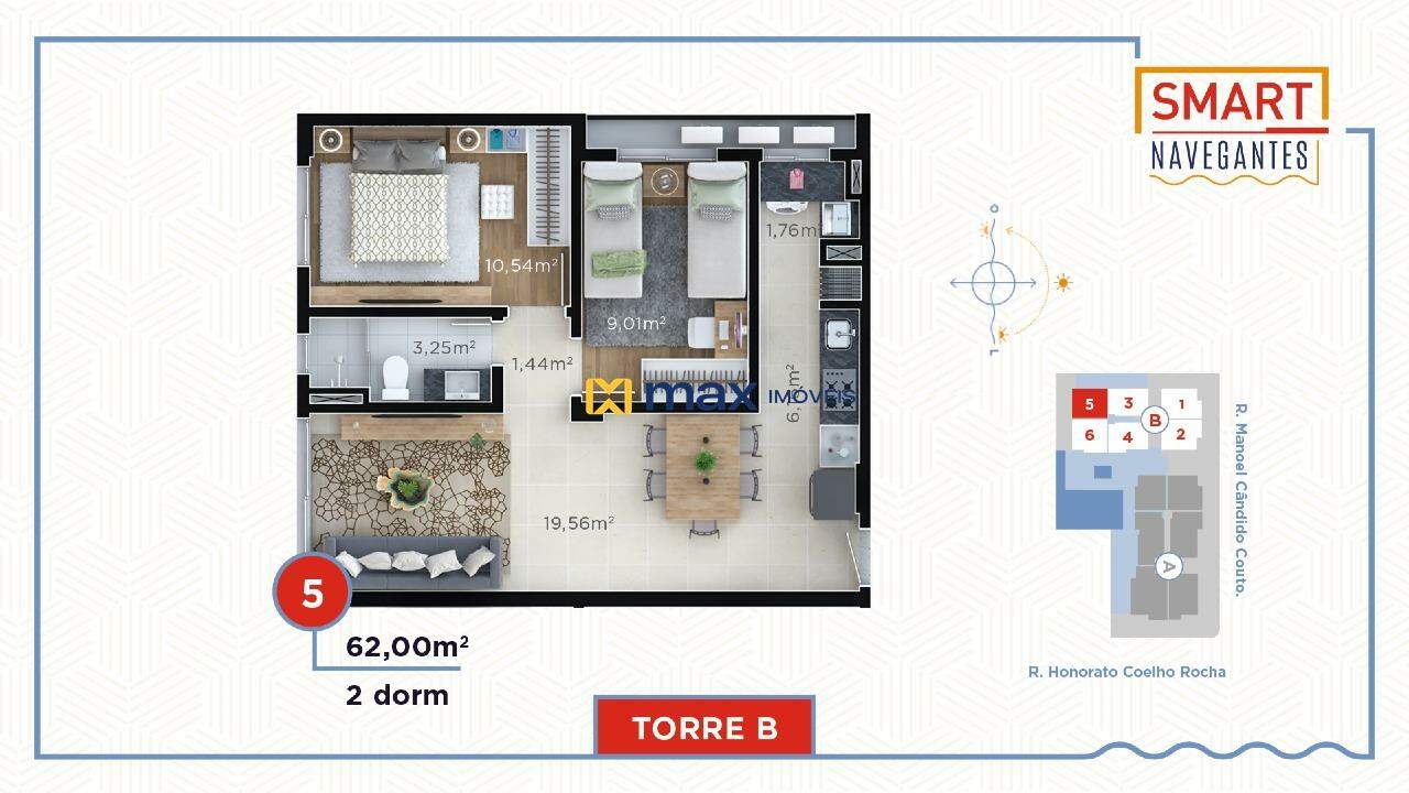 Apartamento à venda no Centro: 