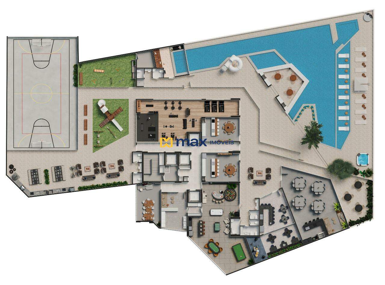 Apartamento à venda no Vila Operária: Planta lazer