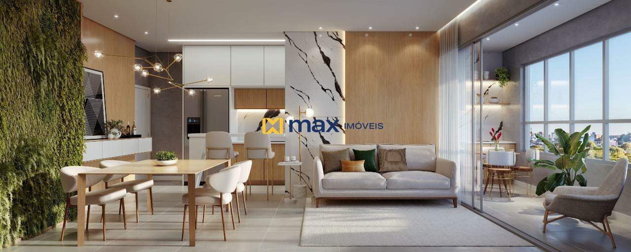 Apartamento à venda no Vila Operária: Living integrado tipo 1