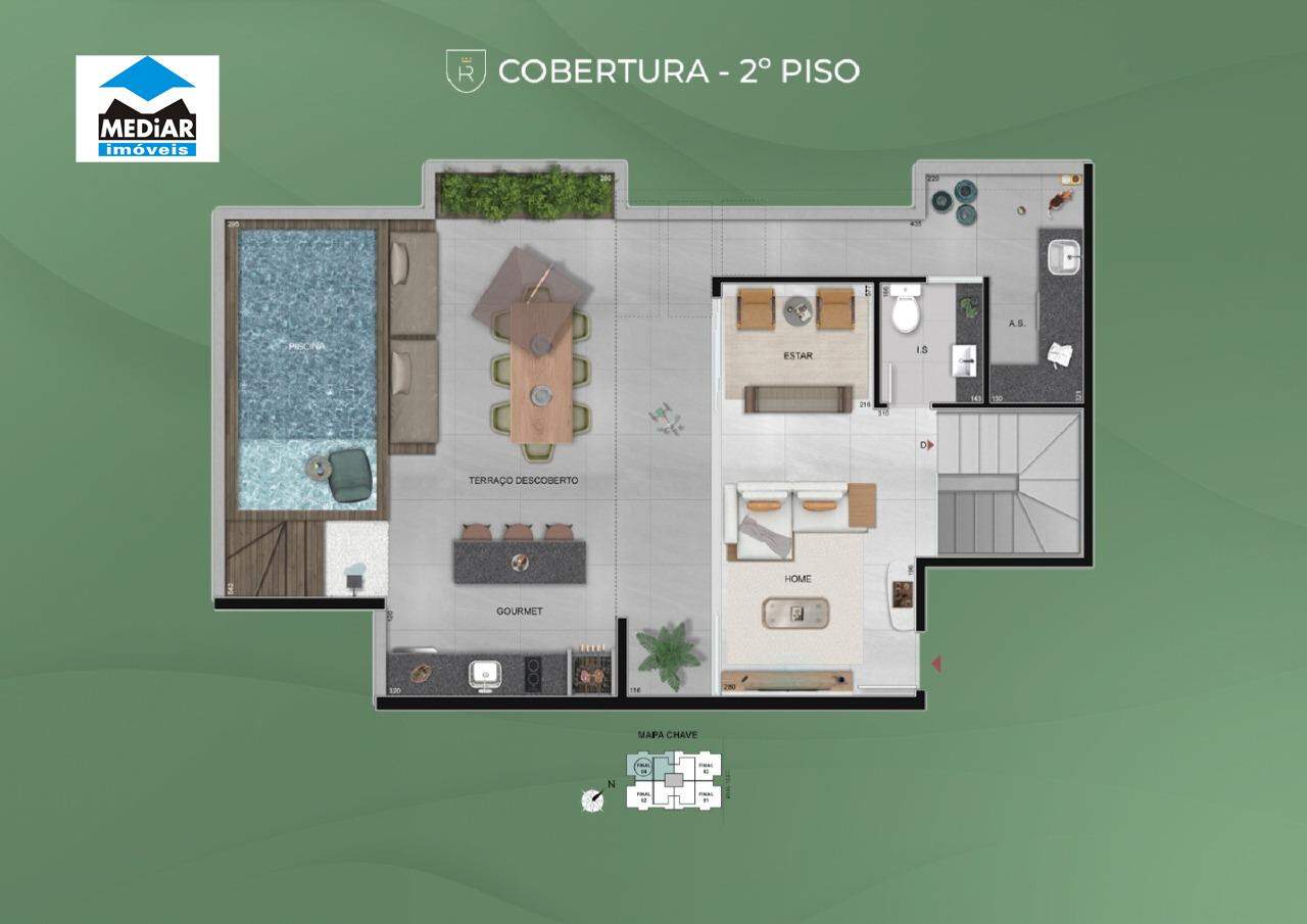 Cobertura à venda com 3 quartos, 97m² - Foto 4