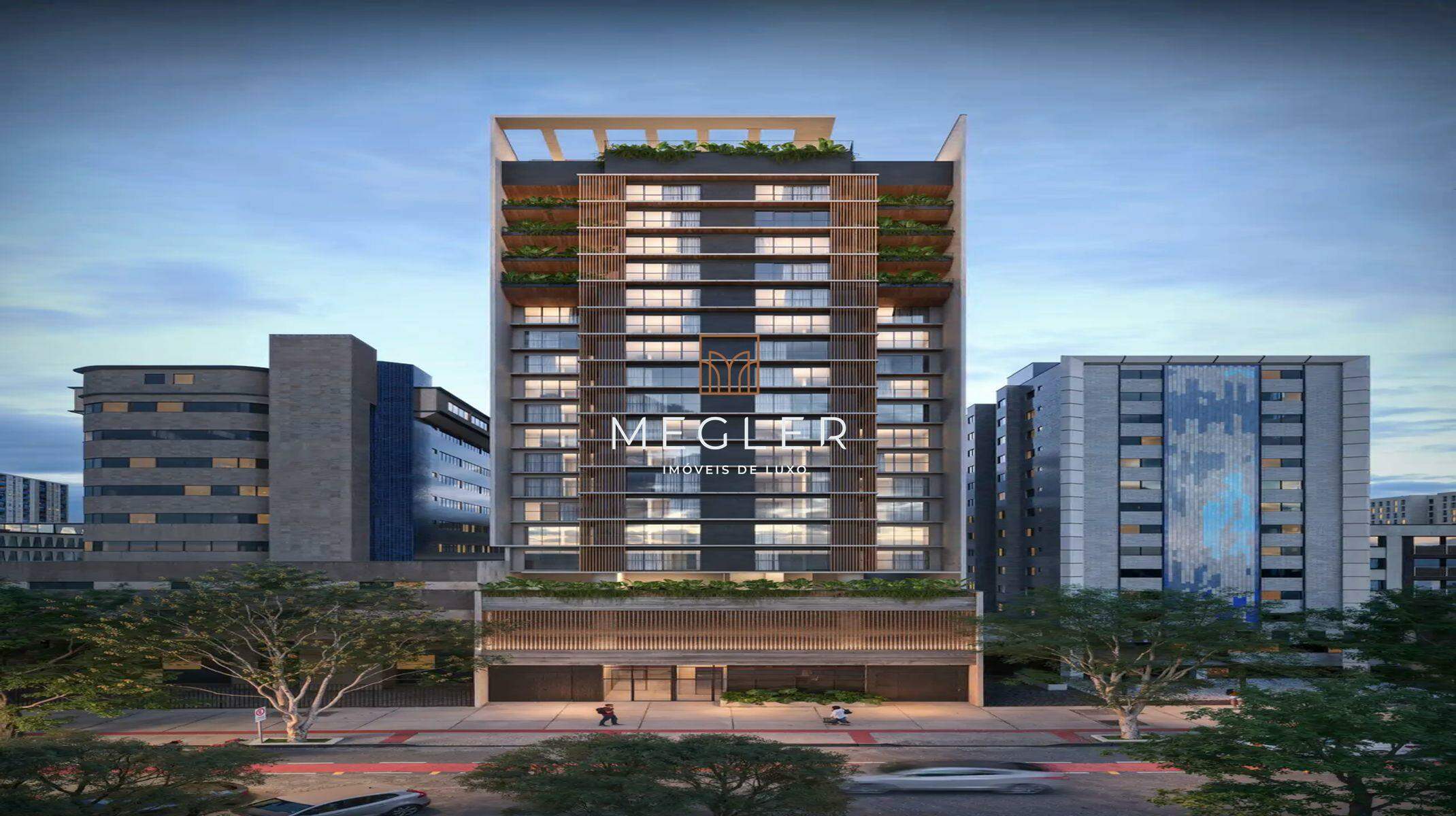 Apartamento à venda no Lourdes: Fachada Entardecer