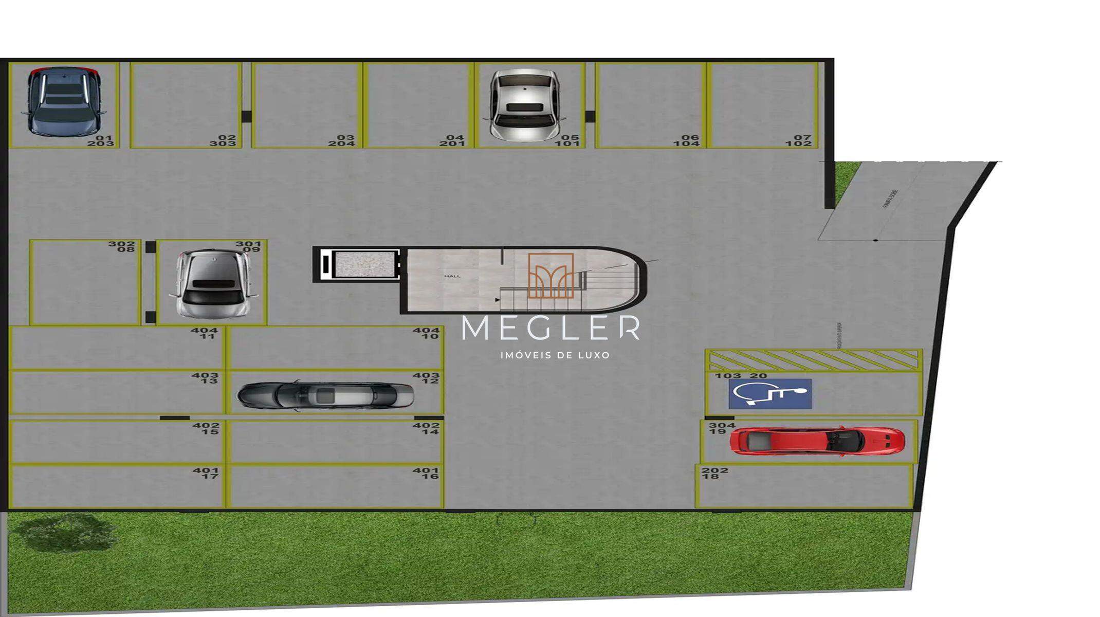 Apartamento à venda no Santa Rosa: Place Jaraguá - Mapa de Vagas