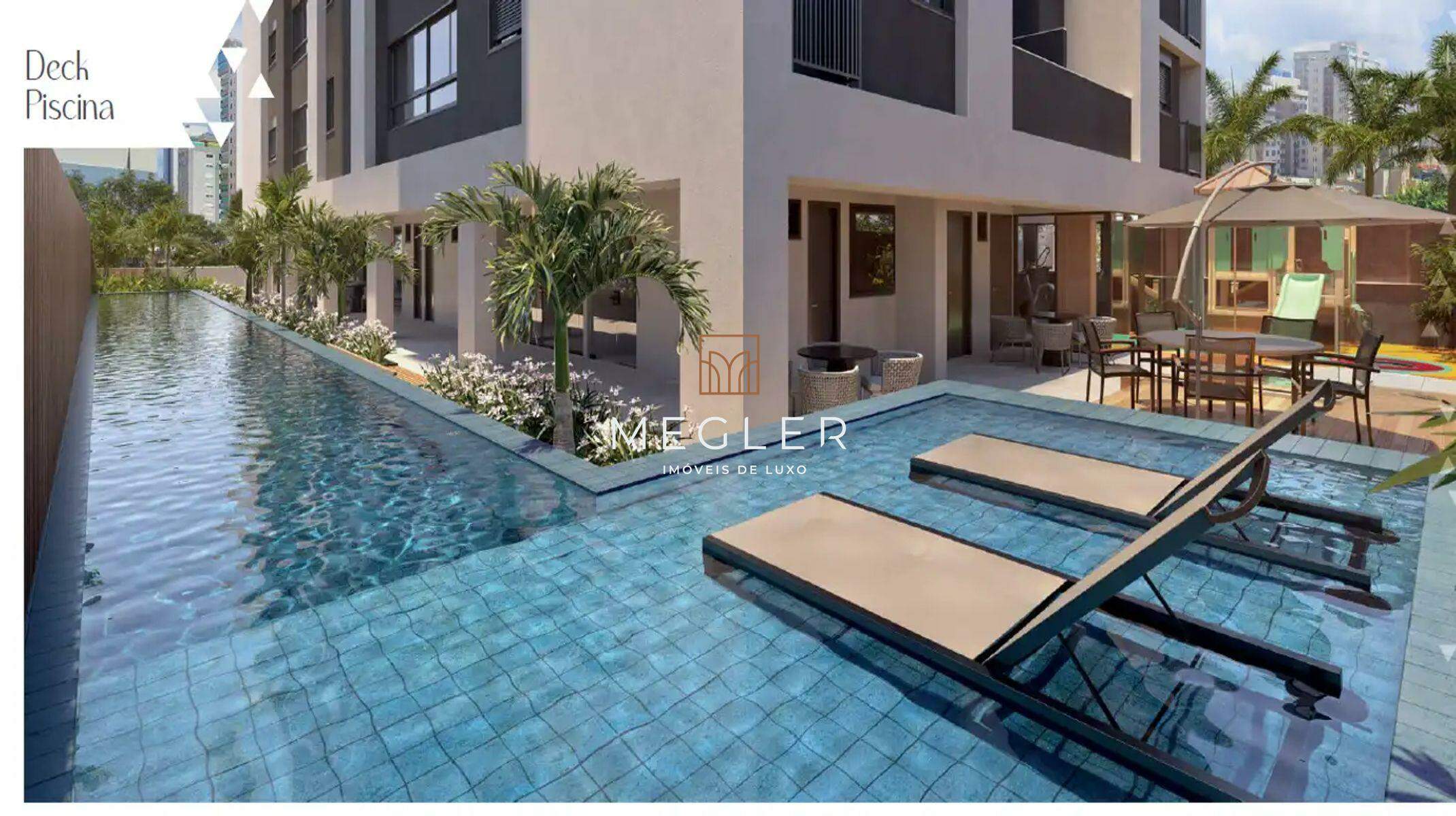 Apartamento à venda no Santo Agostinho: Piscina com deck molhado