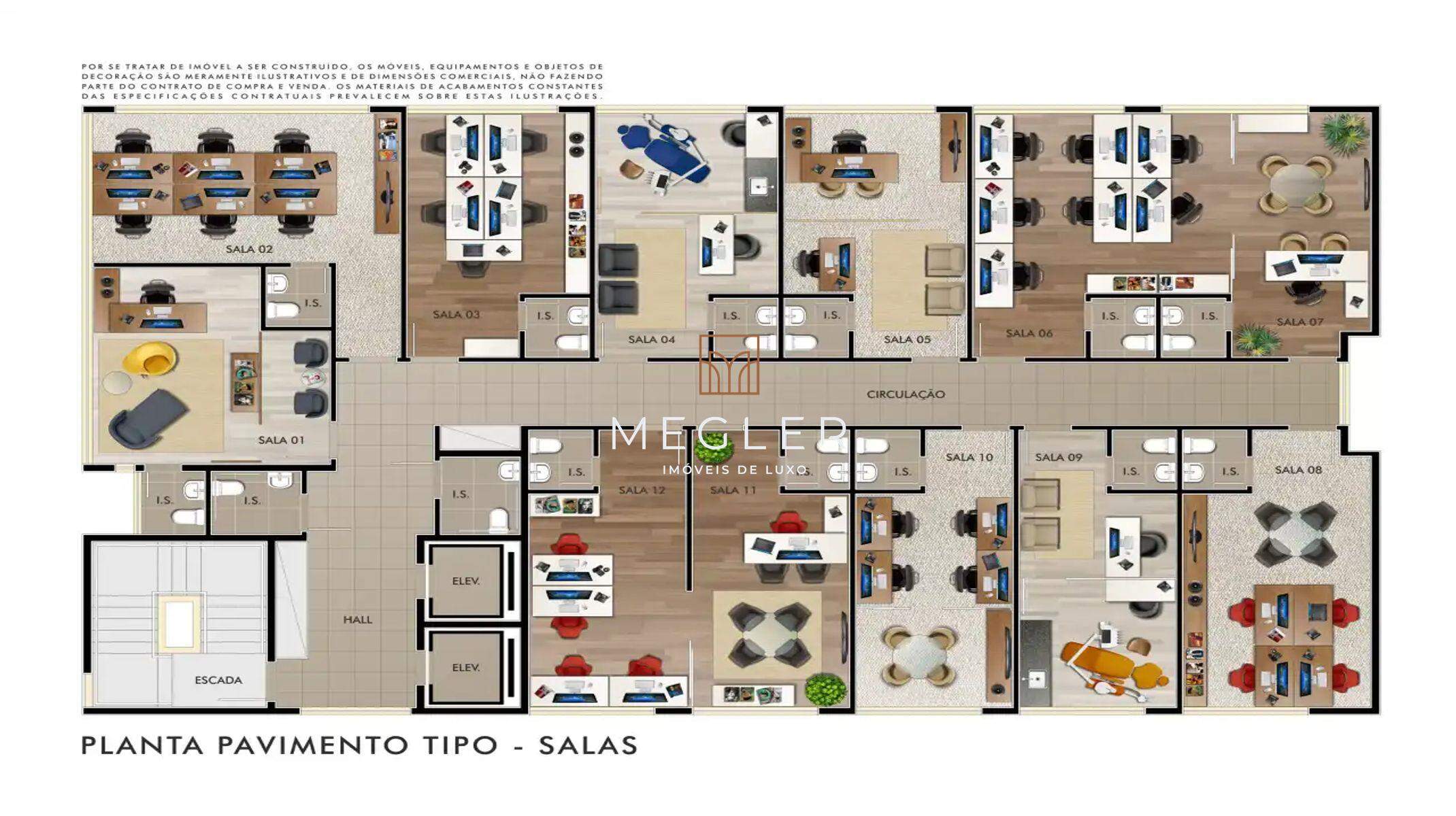 Apartamento à venda no Eldorado: Layout - salas