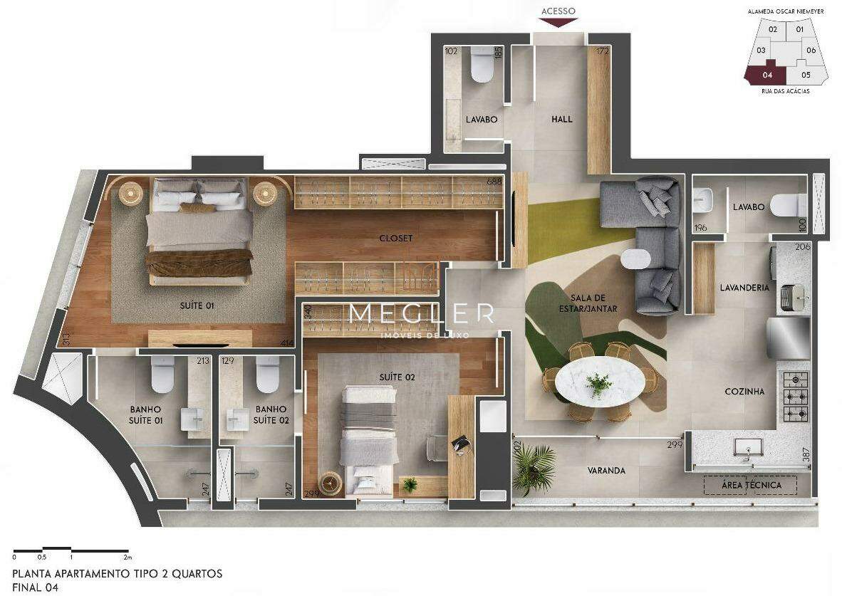 Apartamento à venda no Vila da Serra: 
