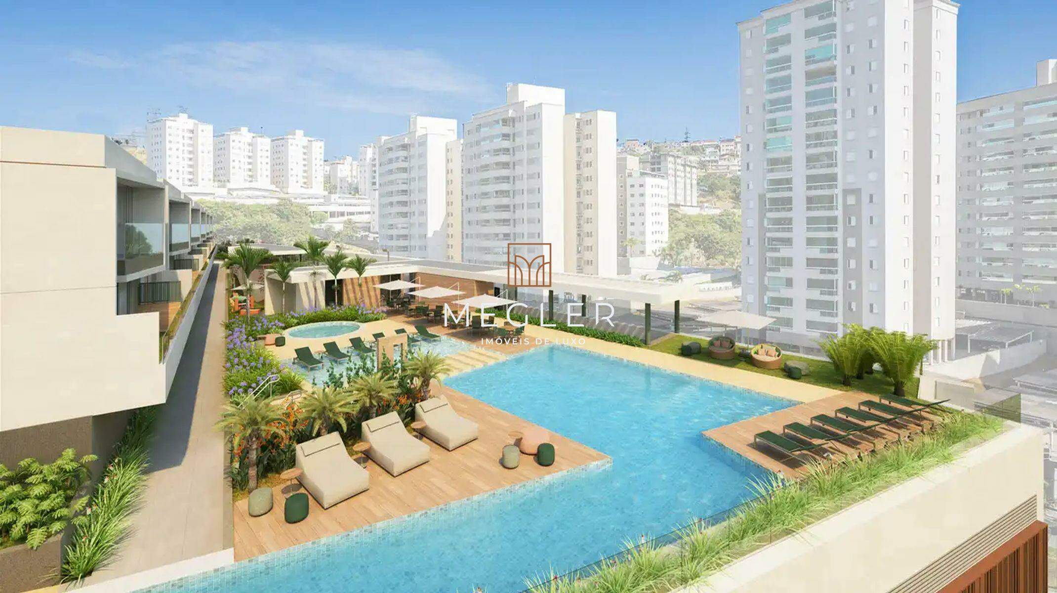 Apartamento à venda no Buritis: Piscina com deck molhado