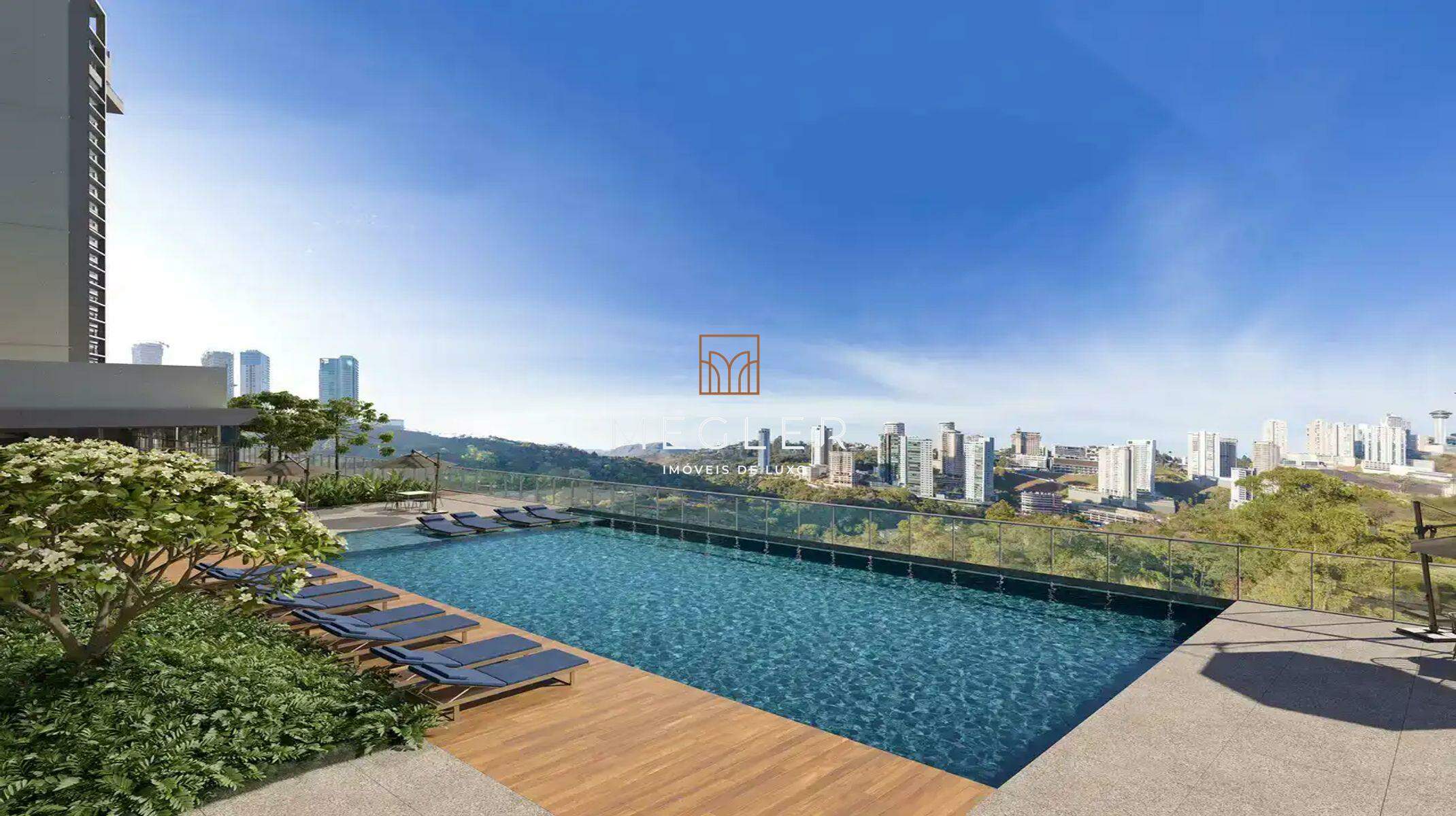 Apartamento à venda no Vila da Serra: Piscina com deck