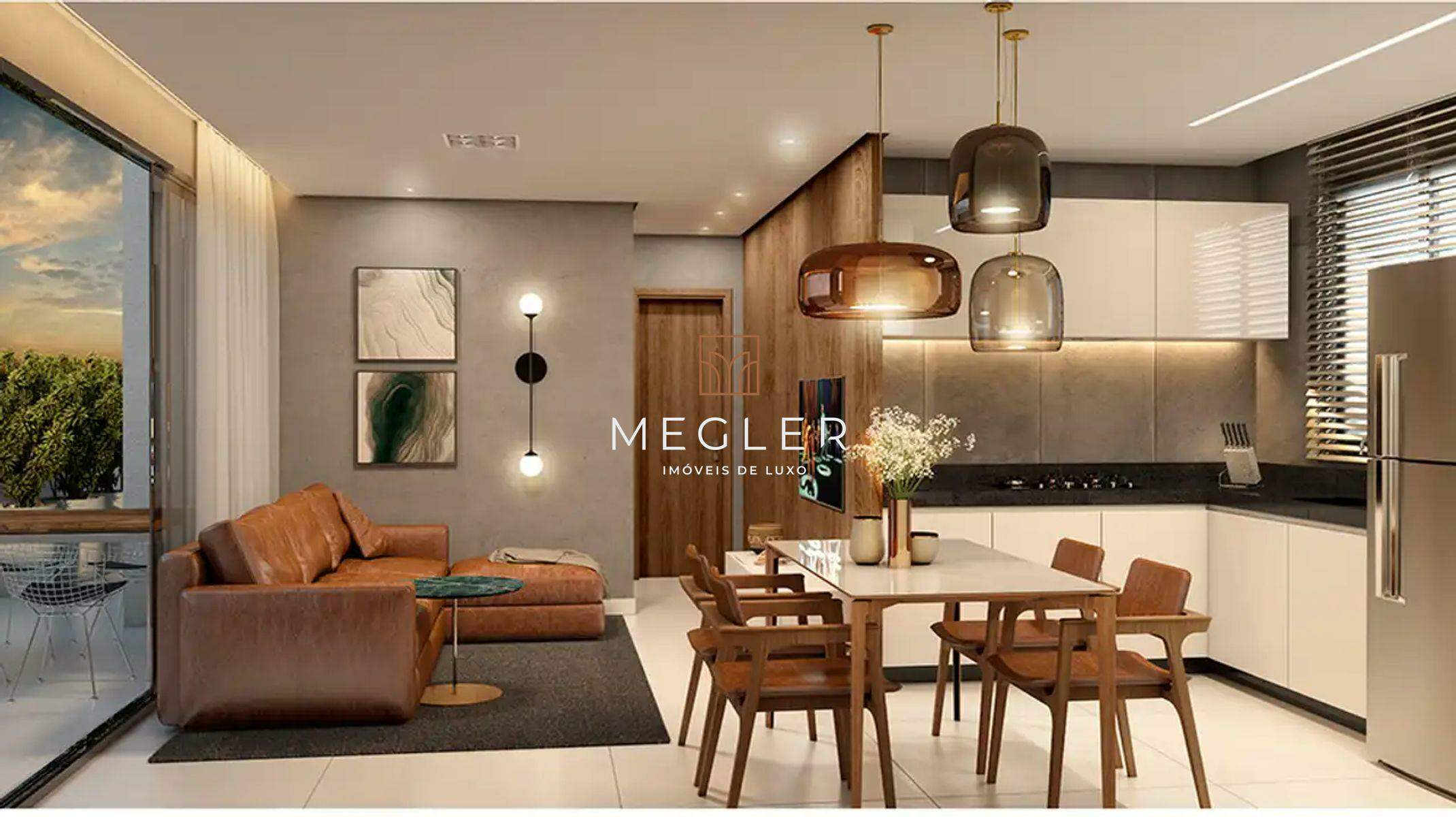 Apartamento à venda no Lourdes: Sala de estar - terrace