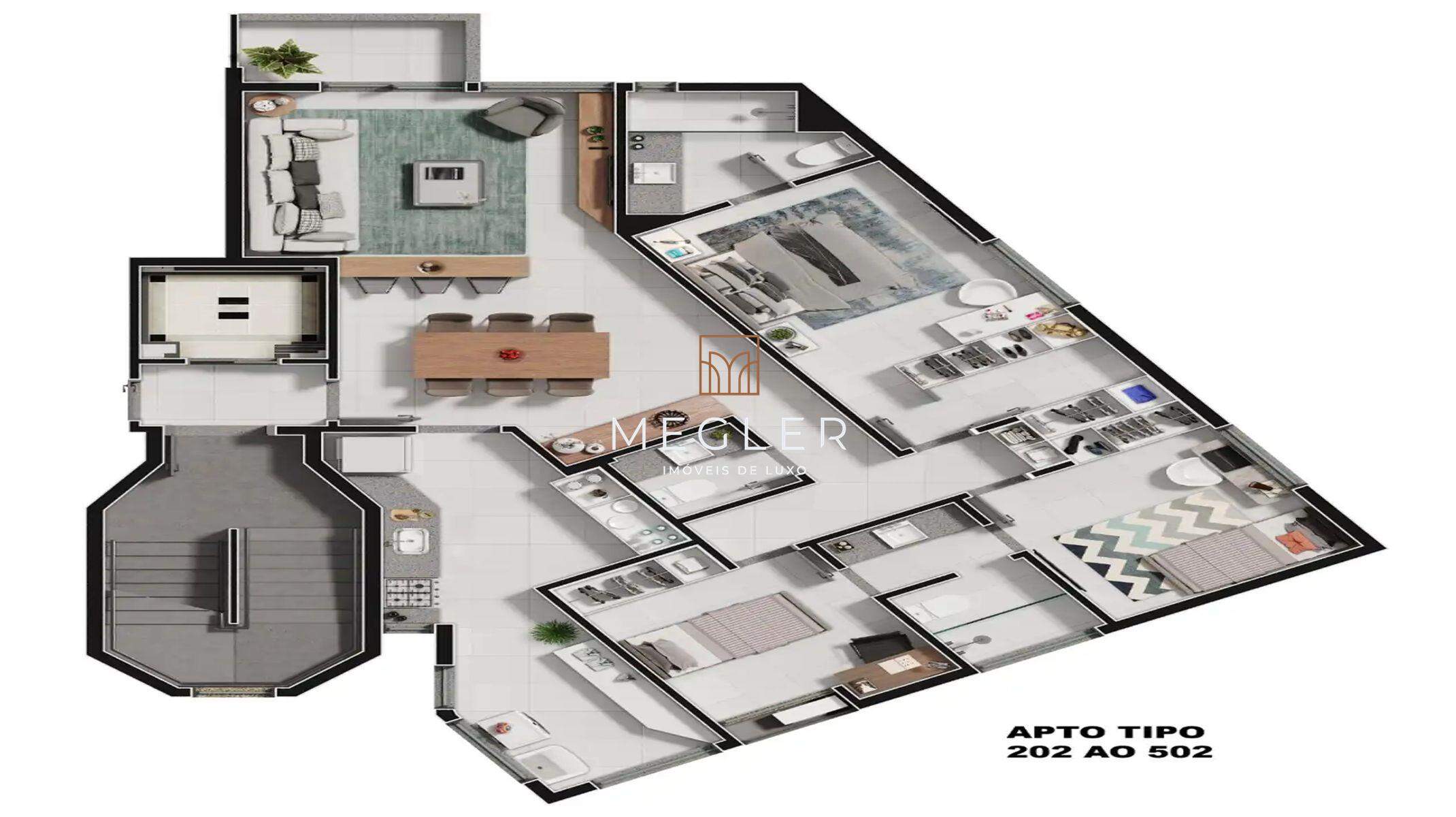 Apartamento à venda no Sion: Apartamento tipo - final 02