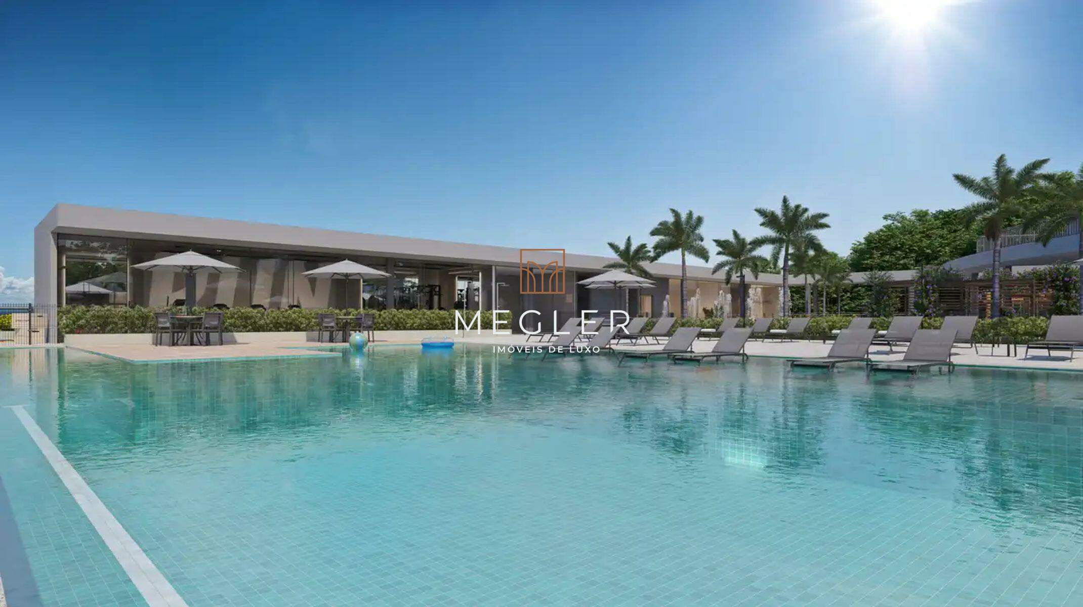 Apartamento à venda no Ouro Preto: Piscina com deck e prainha