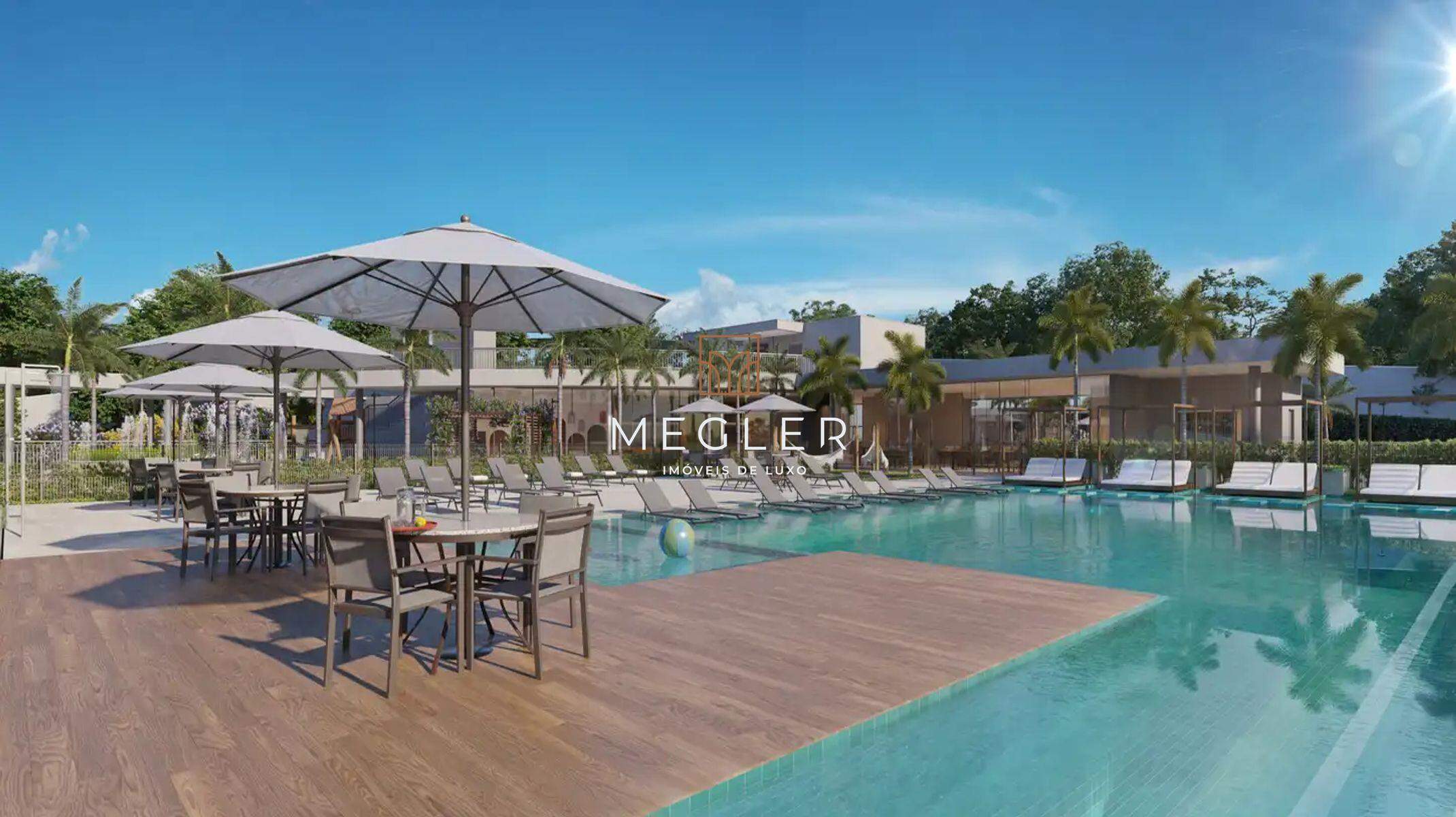 Apartamento à venda no Ouro Preto: Piscina com deck e prainha